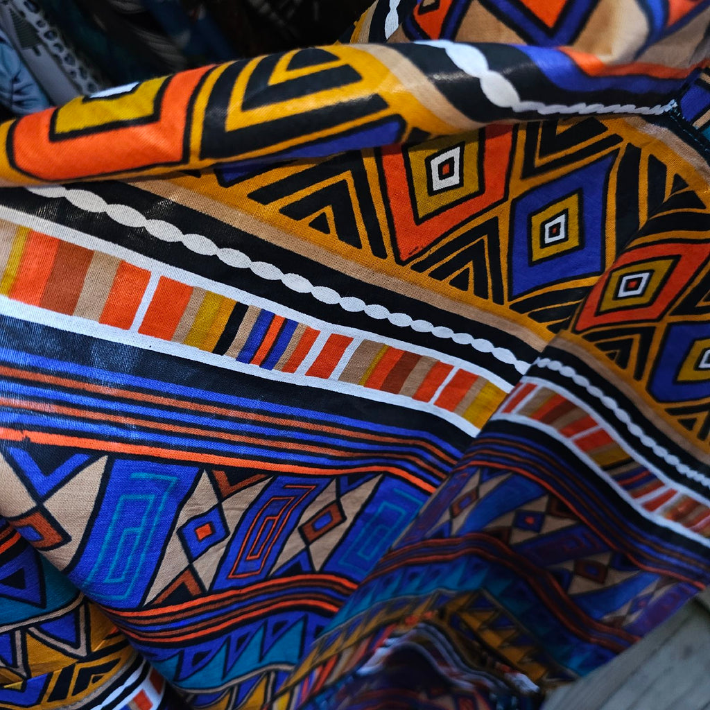 GEOMETRIC ETHNIC SCRUBS