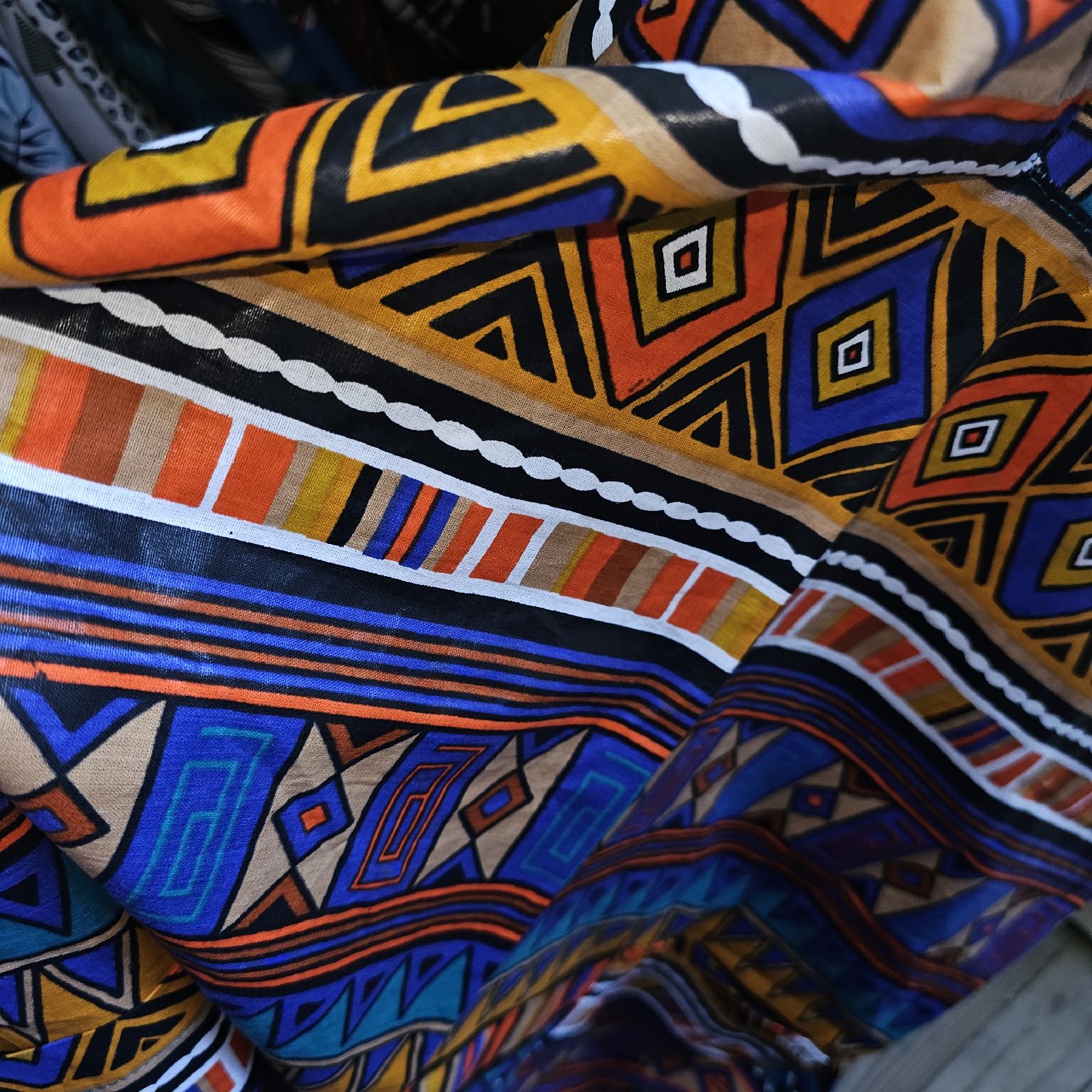 GEOMETRIC ETHNIC SCRUBS