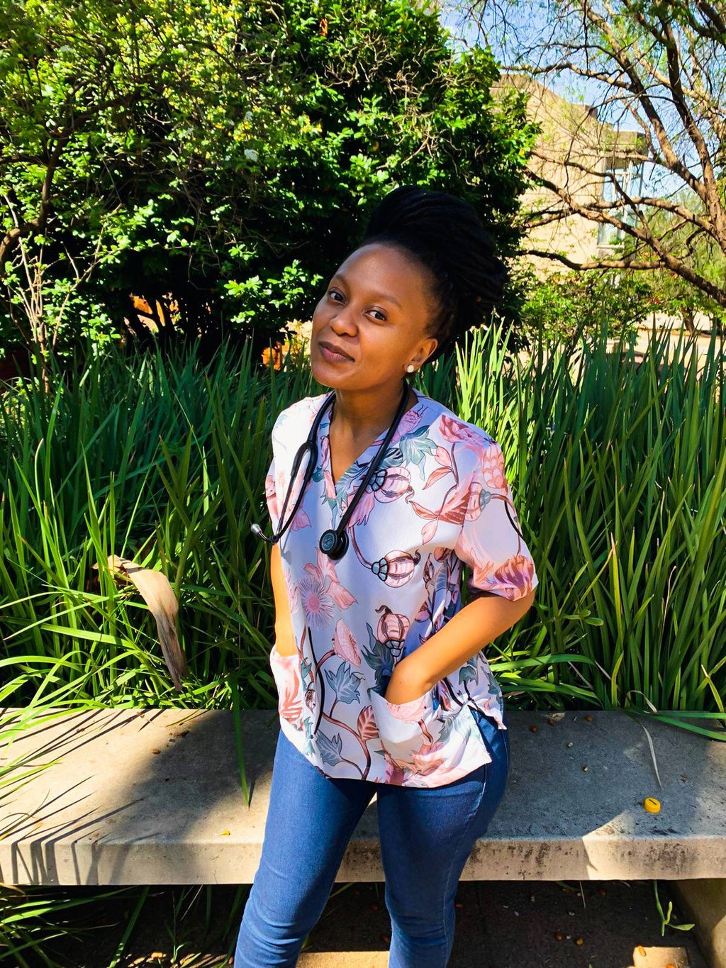 WILDFLOWERS ™ Printed Scrubs tops