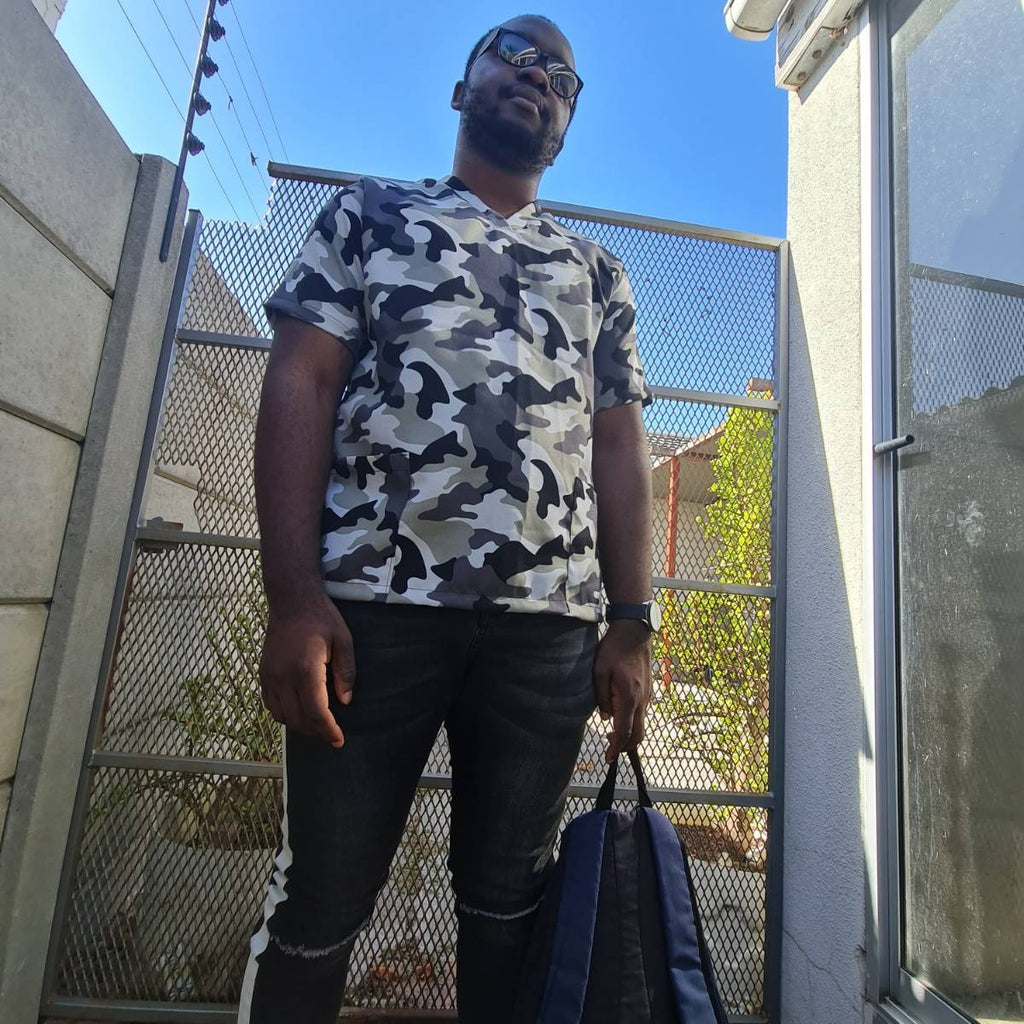 CAMOGREY ™scrubs Top Unisex