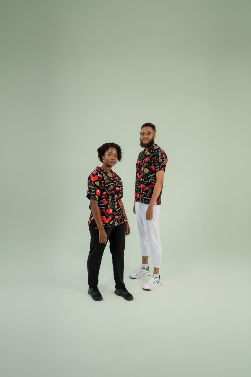 local-lekker™Patterned Scrubs tops