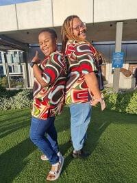 ABSTRACTION™ scrub top