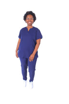 Unisex Notch-Top Scrubs Set