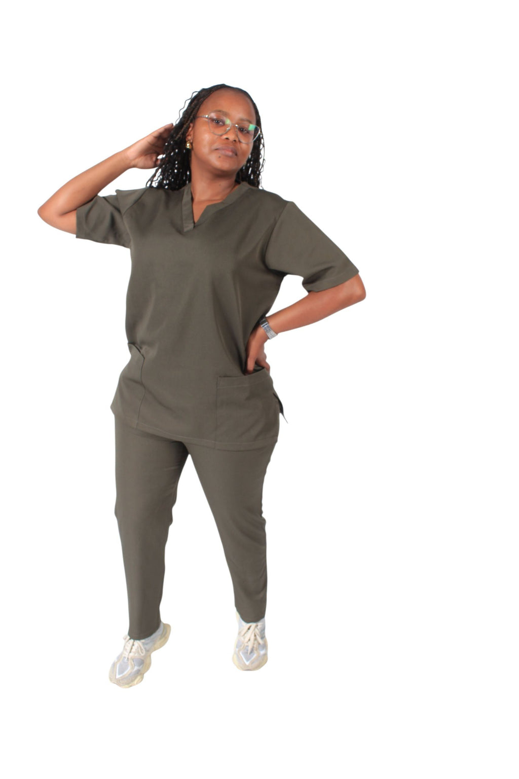 THATO™ Slim Fit Scrubs Set