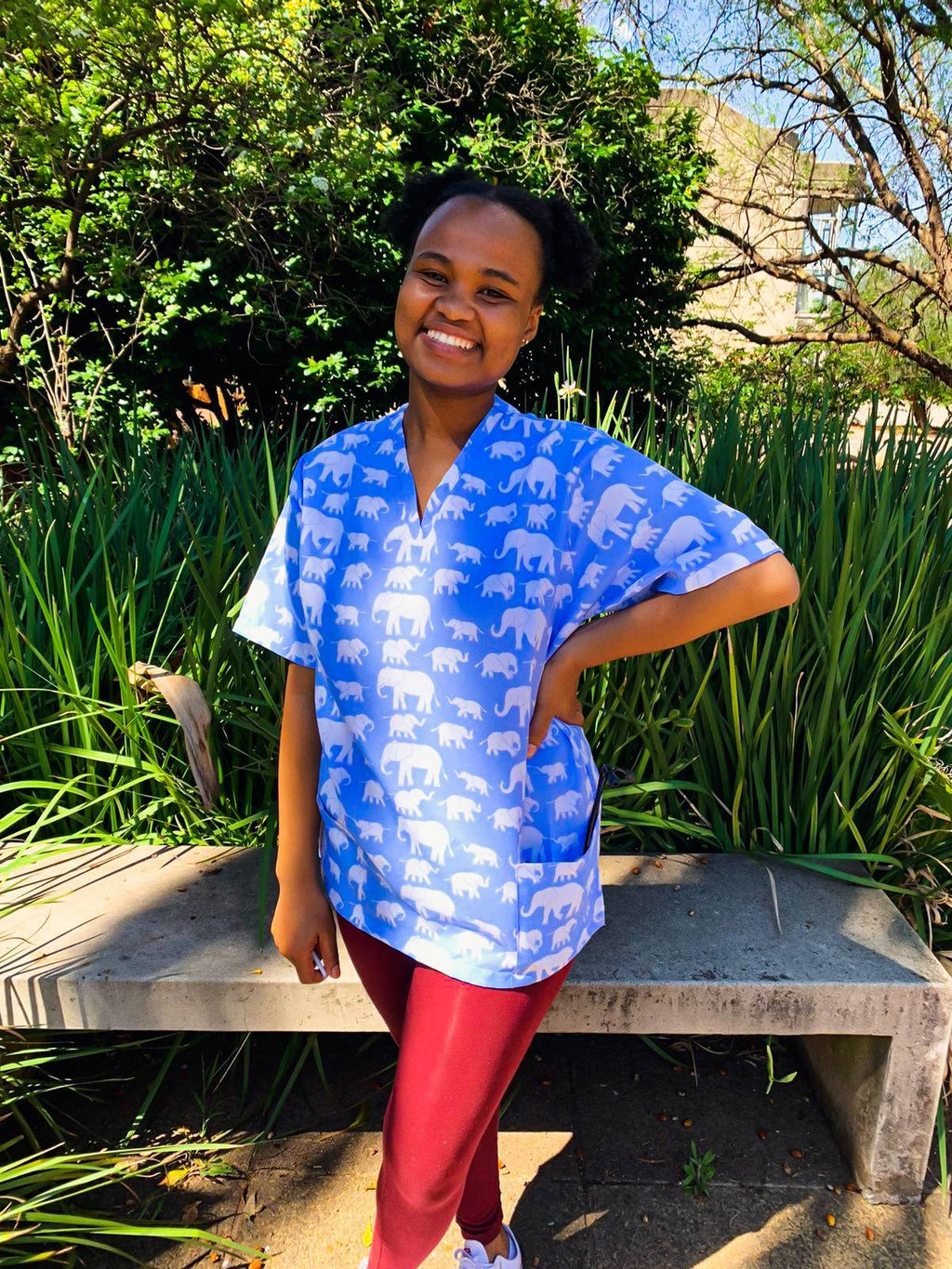 Local-lekker™Printed Scrubs tops
