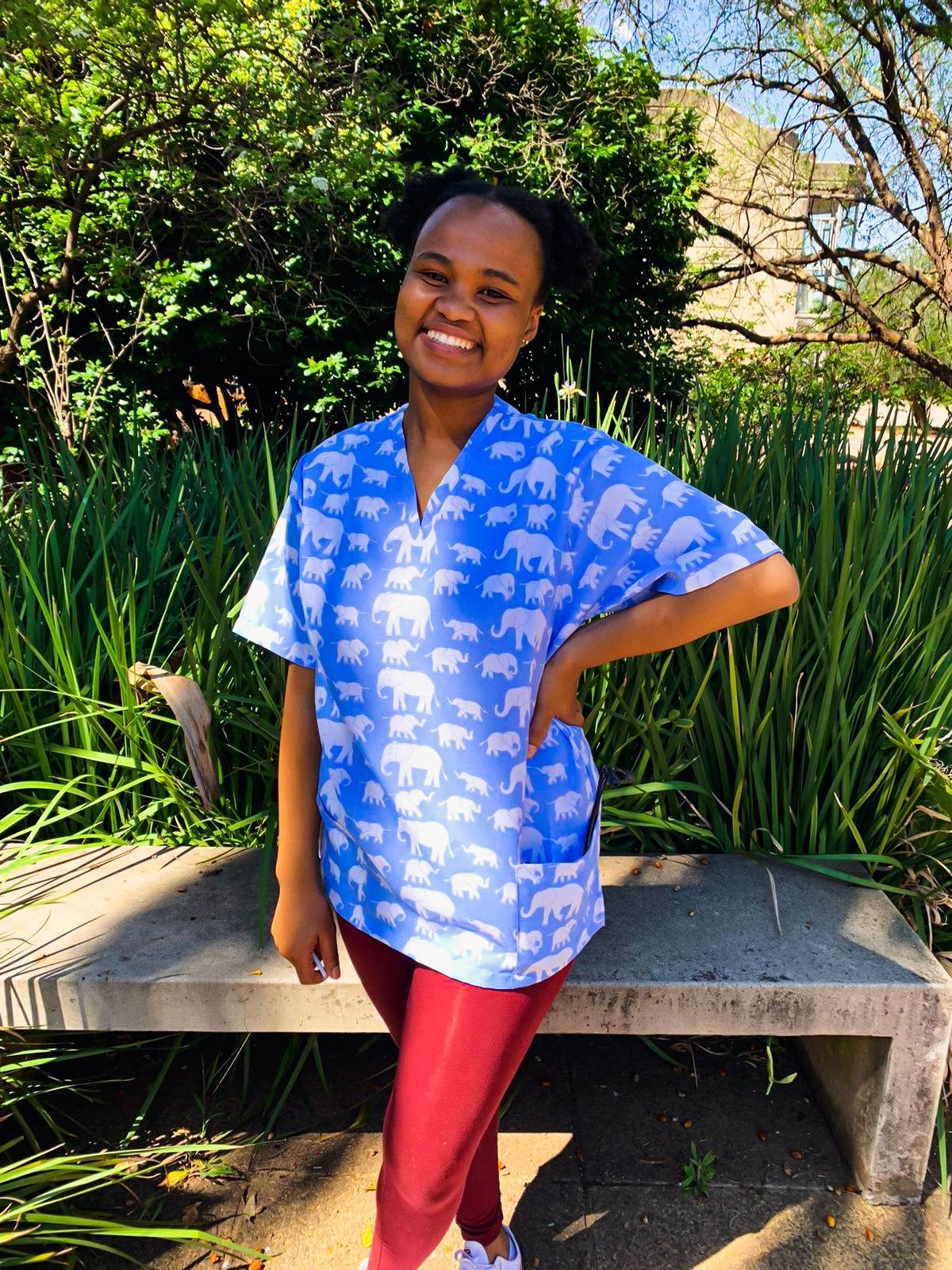 Local-lekker™Printed Scrubs tops
