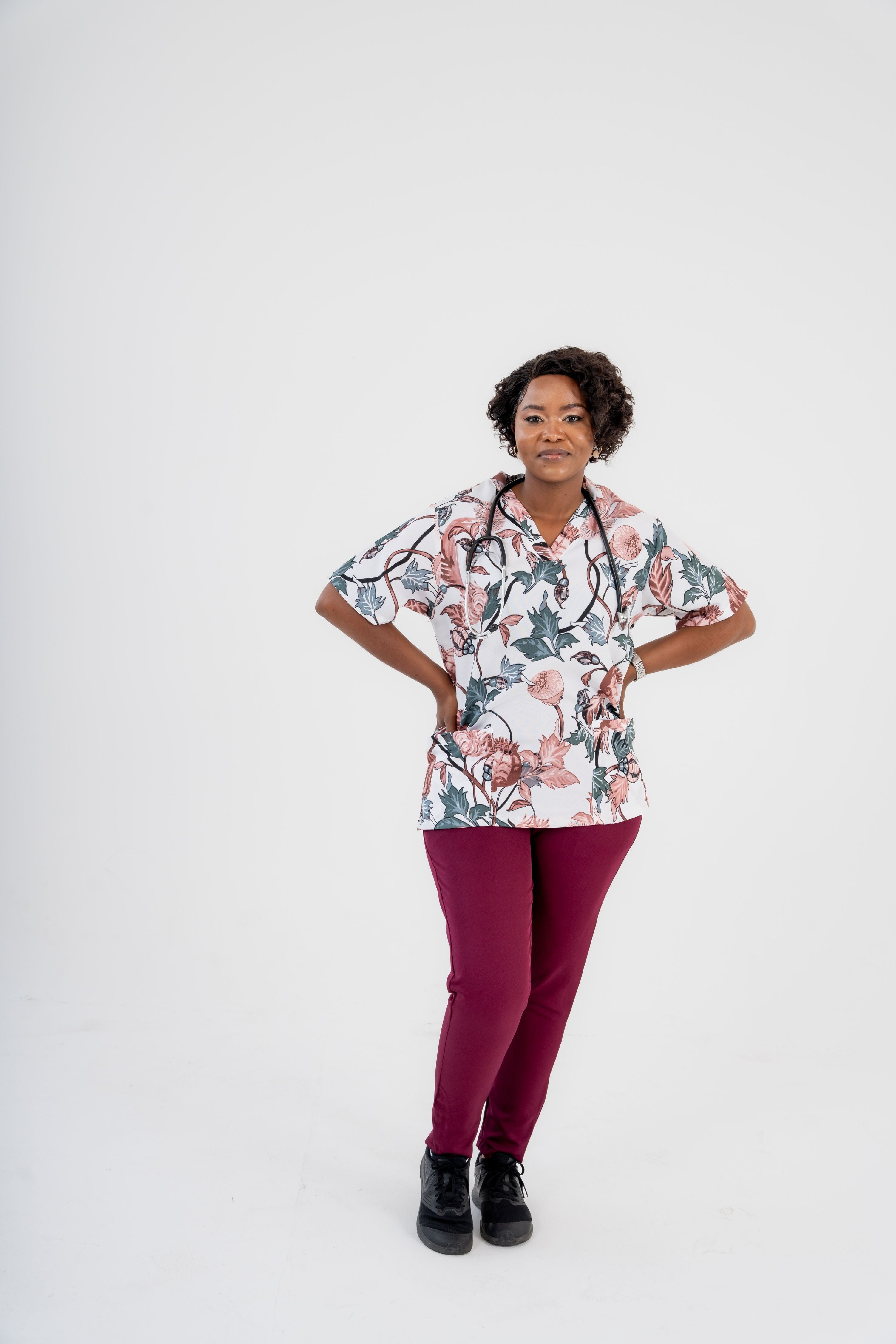 WILDFLOWERS ™ Printed Scrubs tops