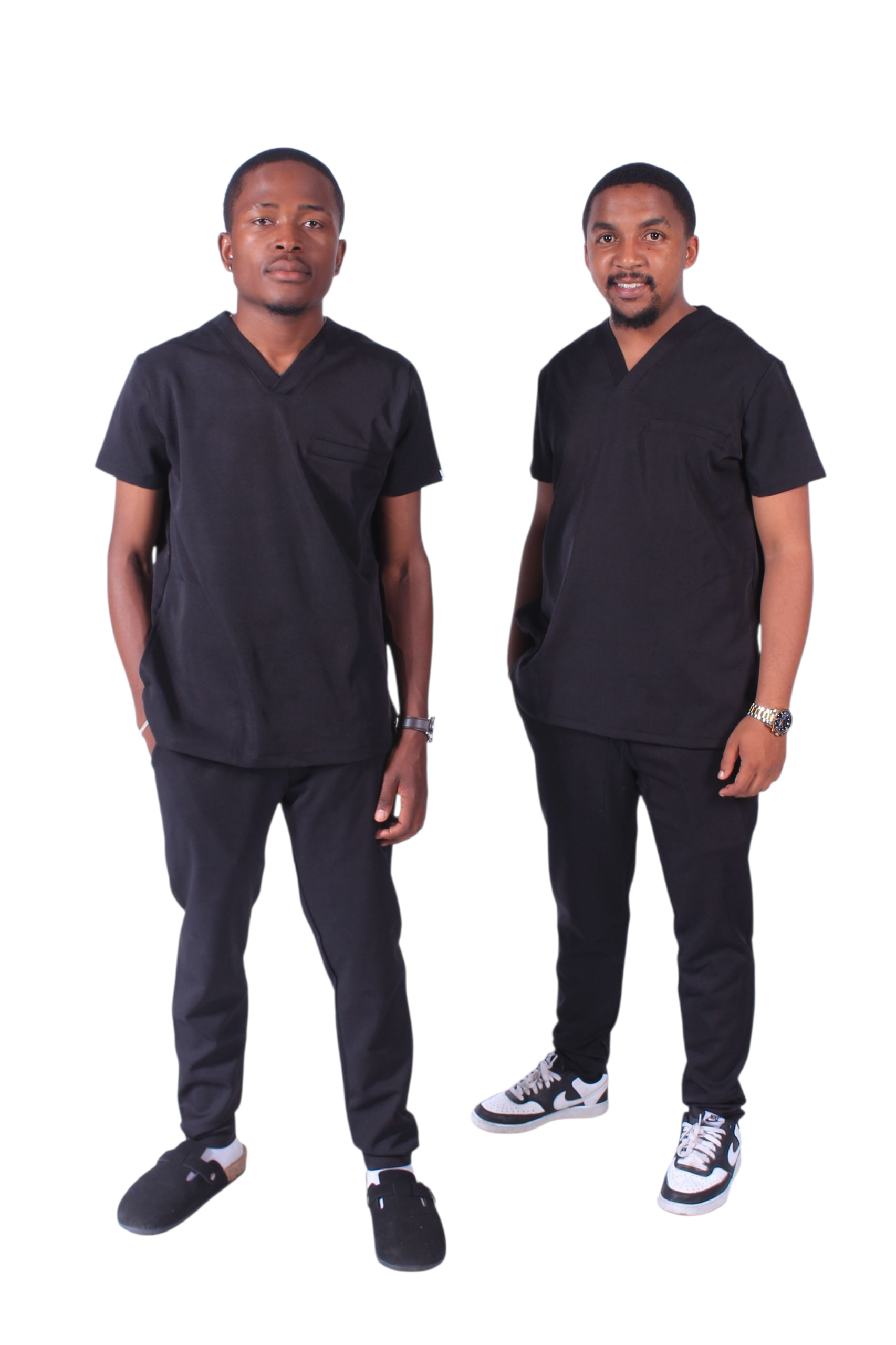 Men Fitted Scrubs Set