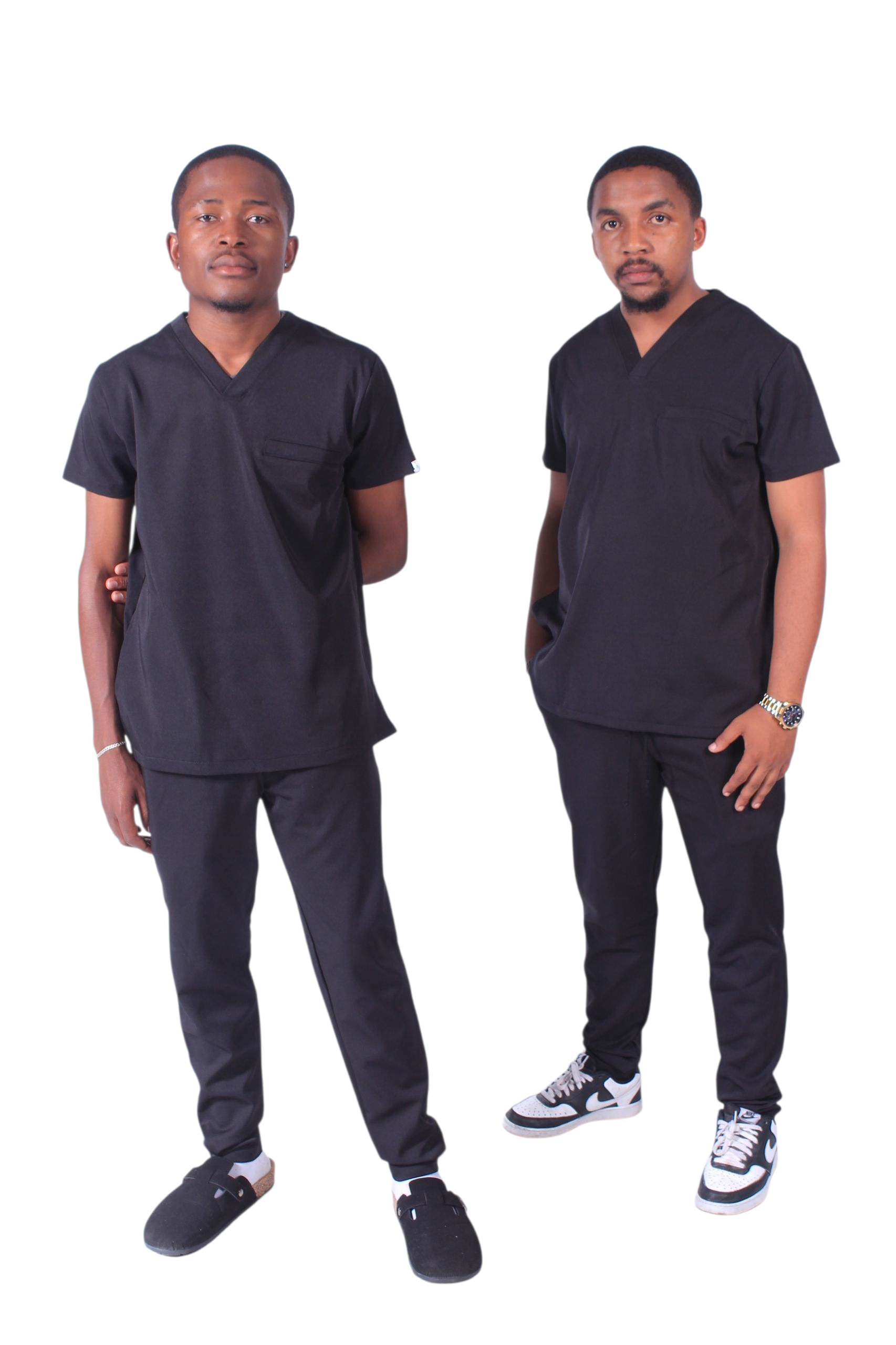 Men Fitted Scrubs Set