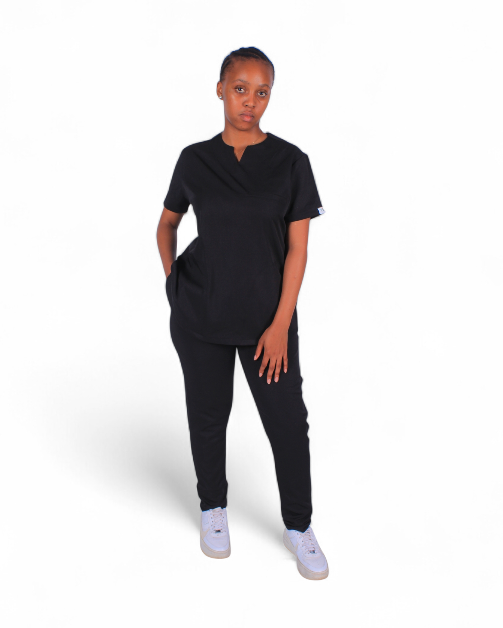 Unisex Notch-Top Scrubs Set