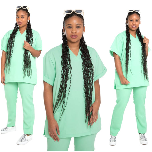 Mint Green Unisex Scrubs Uniform