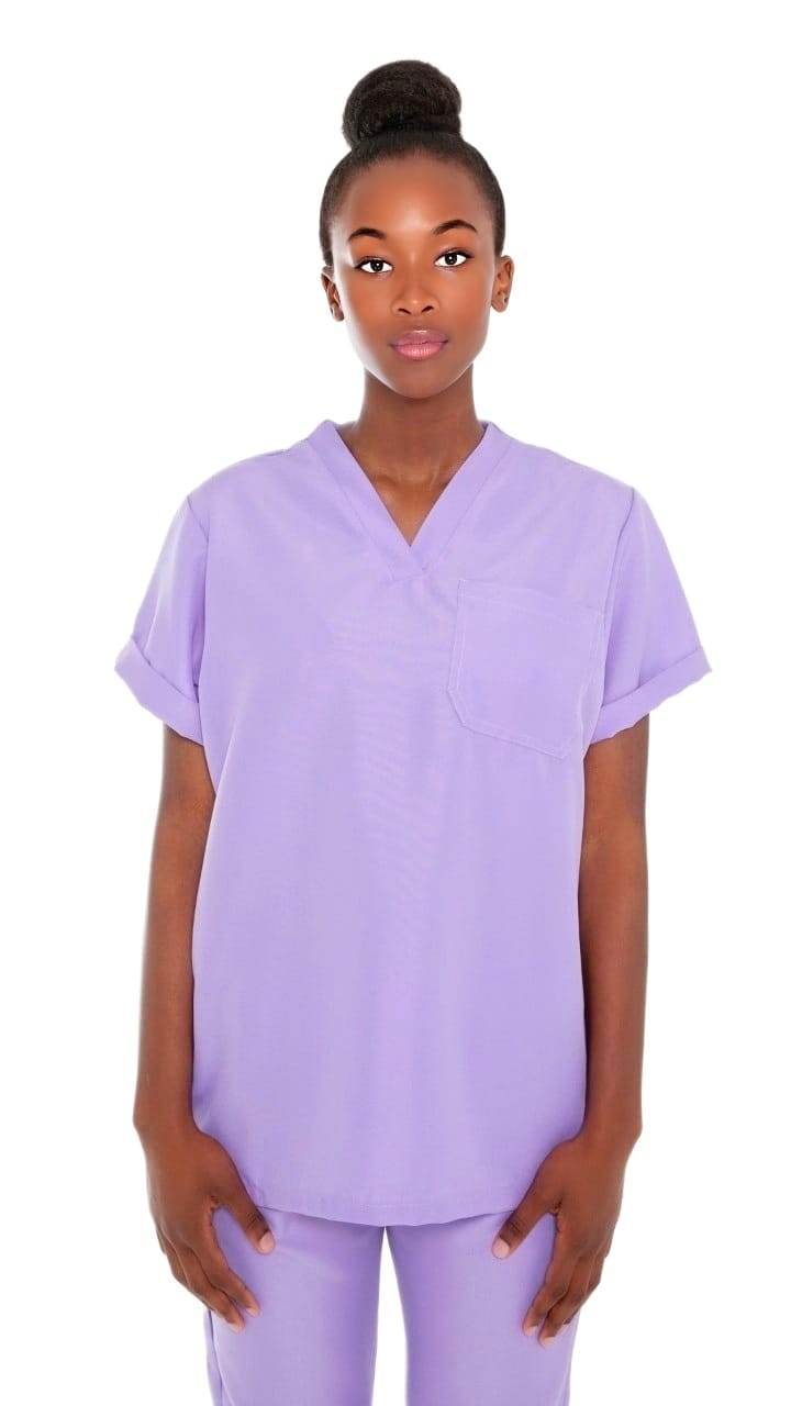 Lawender Unisex Scrubs Top