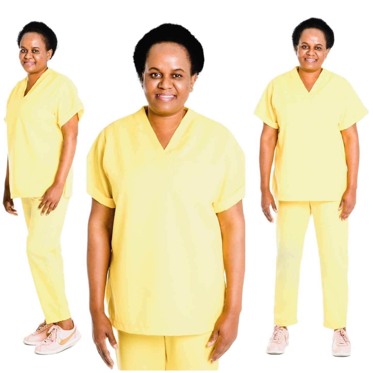 Lite Yellow Unisex Scrubs Uniform